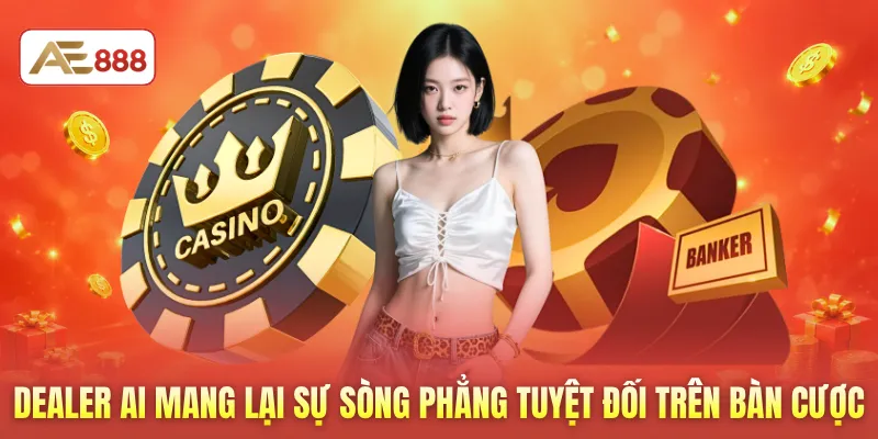 Dealer AI mang lại sự sòng phẳng tuyệt đối trên bàn cược