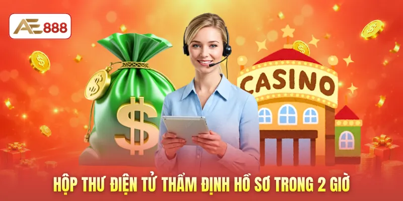 Hộp thư điện tử thẩm định hồ sơ trong 2 giờ