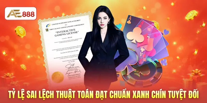 Tỷ lệ sai lệch thuật toán đạt chuẩn xanh chín tuyệt đối