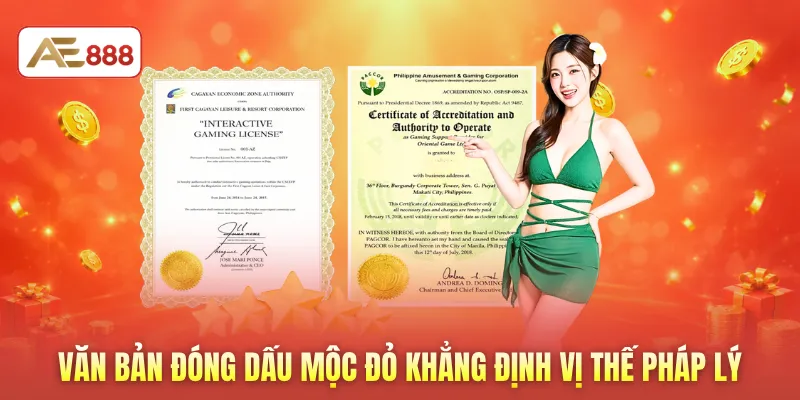 Văn bản đóng dấu mộc đỏ khẳng định vị thế pháp lý